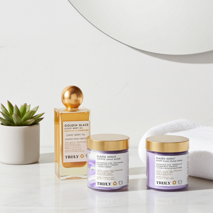 Golden Glaze Body Oil & Shaving Goodies Bundle